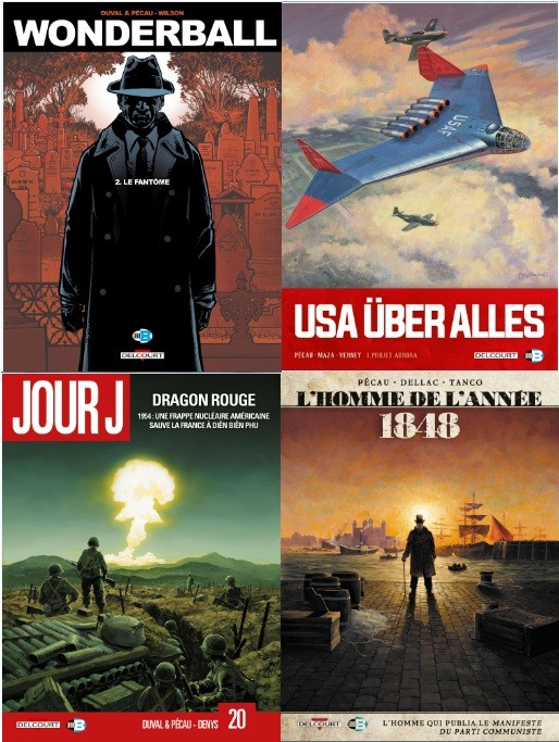 Delcourt : Wonderball T2, Jour J T20, Homme de l’année 1848, USA über alles T1