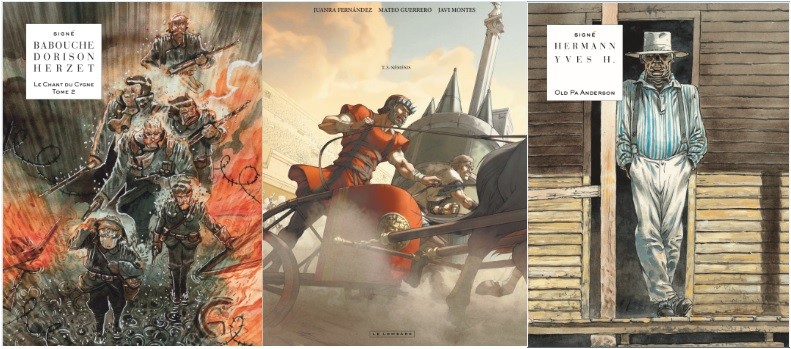 LE LOMBARD : Le Chant du cygne T2, Gloria victis T3, Old Pa Anderson