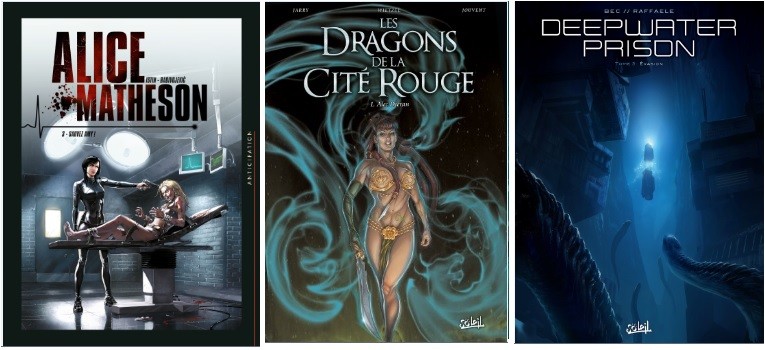 Soleil : Les dragons de la cité rouge T1, Alice Matheson T3, Deepwater prison T3