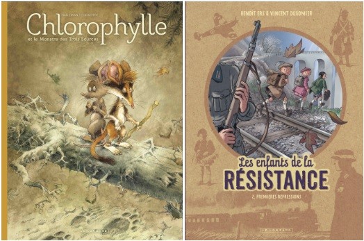 LE LOMBARD : Chlorophylle et le monstre des 3 sources,  Les enfants de la résistance T2