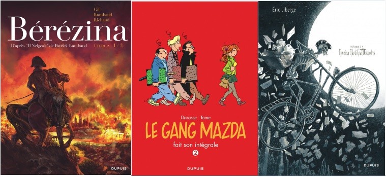 Dupuis : Le facteur cratophane, Le gang Mazda intégrale 2, Bérézina