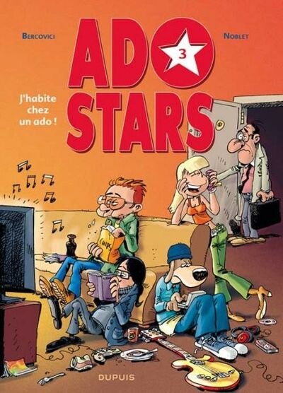 Philippe Bercovici dans Adostars - Tome 3 - J'habite chez un ado !