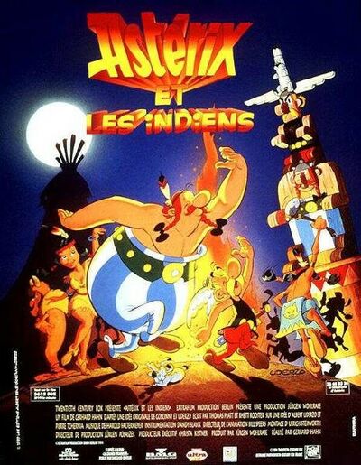 Albert Uderzo dans Astérix et les indiens