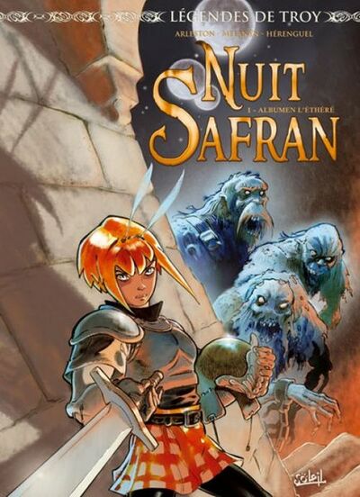 Melanÿn dans Légendes de Troy, Nuit Safran - Tome 1 - Albumen l'éthéré