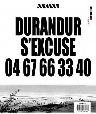  Révolution dans Durandur s'excuse