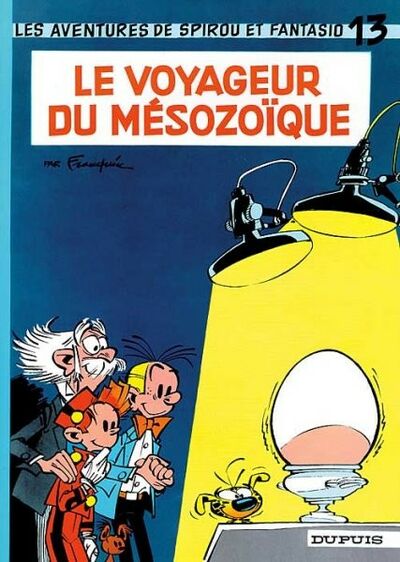 Vittorio Leonardo dans Spirou et Fantasio - Tome 13 - Le voyageur du Mézosoïque